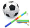 Nislai Pinata Fussball Party Set | Piñata Fußball | Pinata Geburtstag | Geschenkidee | Inkl. Pinata Maske & Pinata Stab
