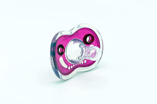 Sweetie - Ciuccio in silicone per rifiuti, 2 pezzi (viola)