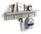 MOBILI FIVER, Rachele Wandgarderobe, 80 cm, grauer Beton, Made In Italy