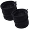 HGDGears Tour de cou unisexe en polaire thermique pour homme et femme, Lot de 2, noir, Taille unique