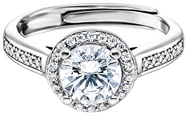 Julie Julsen JJRG9373.1 Damen Ring 925 Silber weiß Zirkonia 17,2 mm Größe 54