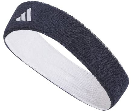 adidas Interval Reversible Headband, Team Navy Blue/White/2, One Size