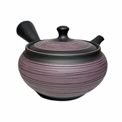 Tokoname Ware Ukou Kiln Viola Kushime Kyusu Teiera