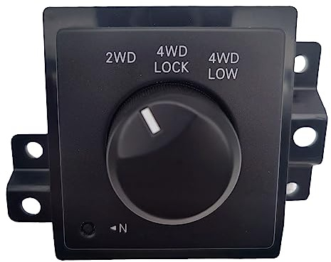 NOVAPARTS Interruptor 4x4 4WD Interruptor selector de tracción de cuatro ruedas Interruptor de control de caja de transferencia para Dodge Dakota 2005-2011 2006-2008 Dodge Ram 1500 2006-2009 Dodge Ram