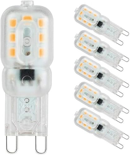 Spotlights Ceiling Lights,Downlights,Fridge Light Bulb Cooker Hood Light Bulbs Dimmer Light Bulb Light Bulbs For House G9 Light Bulbs Bathroom Light Bulbs Dimmable Lights Bulbs warm white,220v-dimmabl