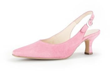 Gabor Damen Slingpumps, Frauen Absatzschuhe,stoeckelschuhe,Ausgehschuhe,Abendschuhe,Court Shoes,Slingback,Leder,Office,Soft pink,40 EU / 6.5 UK