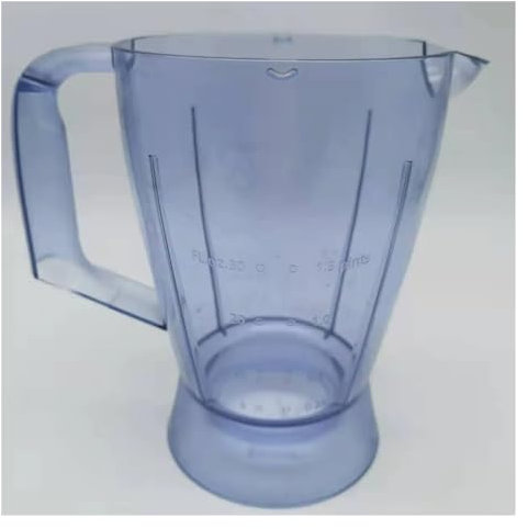 1 vaso de licuadora, compatible con Philips HR7620 HR7625, piezas de licuadora (no incluye cuchillo de licuadora), vaso de licuadora, piezas de batidora de alimentos, piezas de electrodomésticos de co