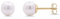 Perlen Ohrstecker 585 Gold natürliche Süßwasserperlen Schmuck (5 mm)