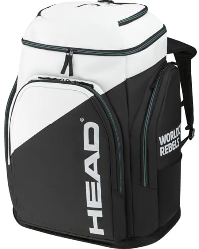 HEAD Rebels Racing Backpack L Schwarz/Weiß