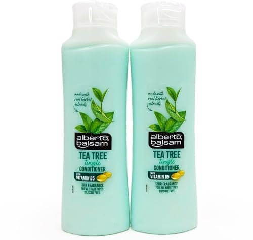 Tea Tree Tingle Conditioner - Detangles, Smoothens, Invigorates for Glamorous Hair Every Day! Refreshing Minty Freshness for All Hair Types, 350 ml, Pack of 2