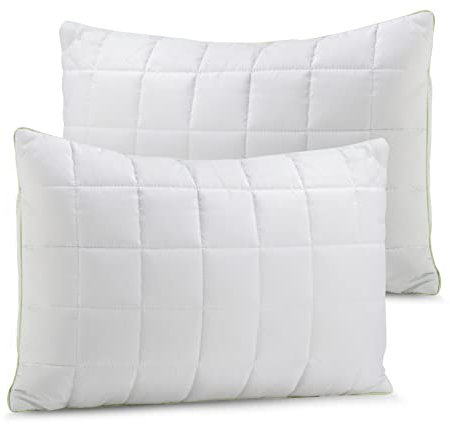 Vitapur Kinderkopfkissen 40x60 Memory-Schaum - Ergonomisches Kinderkissen für erholsamen Schlaf - Hypoallergen Kissen für Allergiker - Öko-Tex Zertifiziert - 2 Set