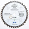 Eisenwolf Lama per sega circolare 185 x 20 mm, completamente temprata e tesa, durevole e resistente, per legno con 40 denti TCT inclinati e tagli laser per ridurre il rumore