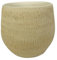 Blumentopf Ryan 15 cm Durchmesser in Shiny Sand– Handgefertigt aus 100% natürlicher Keramik mit stilvoller Goldener Oberfläche – Klassisch & Modern