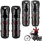 Juego de rodilleras y coderas para adultos, juego de rodilleras y coderas para adultos, juego de espinilleras para moto, 4 unidades