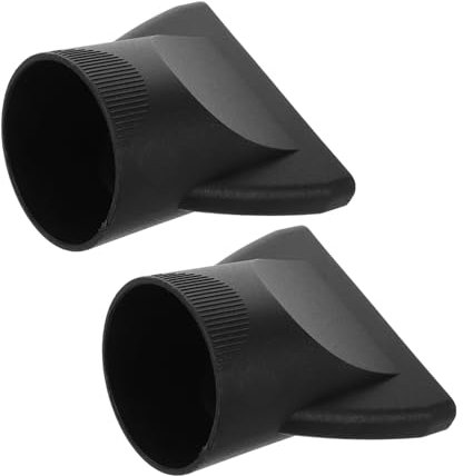 minkissy 2 Pz bocchetta dell'asciugacapelli accessori per acconciature phon con accessori attacco diffusore per asciugacapelli bocchetta per asciugacapelli tappo diffusore plastica Black