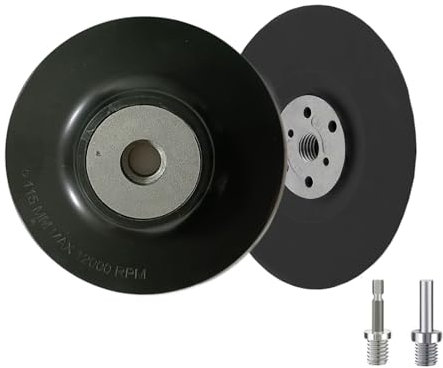 HOTCKB 2 Pièces Plateaux de Ponçage 115mm Plateau Meuleuses M14 Backing Pad