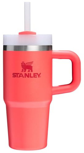 Stanley Quencher H2.O FlowState™ - Vaso con asa (396.9 g), color coral caliente