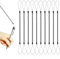 Nogeqi 10 cordini retrattili, corda elastica anti-perdita per penne, pennino capacitivo, nastro a spirale per penne, pennino, chiave