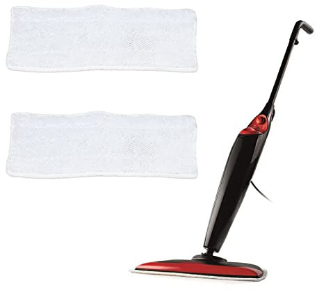 NDNCZDHC Lot de 2 tampons de nettoyage en microfibre haute résistance réutilisables pour serpillière vapeur Vileda Steam XXL