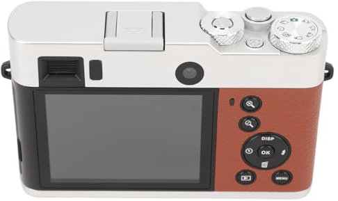 5K-Digitalkamera, 48 MP Fotoauflösung, 30 Videoaufzeichnung, 16-facher Zoom, Integrierter Sucher, Leichtes und Kompaktes Design mit Anti-Shake-, Blitz- und Webcam-Funktionen,