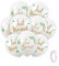 HOWAF Just Married Ballon, 20 Stück Luftballons Hochzeit Herzen Eukalyptus Hochzeitsballons Weiß Helium Ballons für Heiratsantrag Verlobung Standesamt Hochzeit Deko