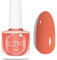 Orange Nail Polish - Pumpkin Orange Nail Varnish - 7ML Sauce Color Pastel Coral Quick Drying Nail Varnish No UV Needed Long Lasting Chip Resistant for DIY Manicure Decorations Spring Summer
