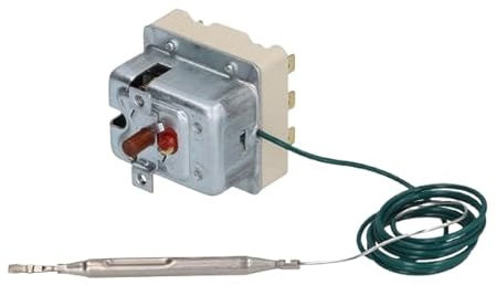 EGO - Termostato di sicurezza a 3 fasi, 250 °C, 55.32542.859 20 A, sonda 6 x 89 mm, capillare 900 mm, serie 55.32 _ per friggitrice elettrica, gas Zanussi