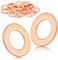 Mbsomnus Arandela Carter Aceite M16 x 22 mm Arandelas de Cobre 15 Piezas Arandelas Metalicas Junta Tapon Carter Aceite para Accesorios de Combustible Conexión de Línea de Aceite