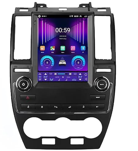 Android Auto Stereo GPS Navigation Für Land Rover Freelander 2 2006-2012, mit Rückfahrkamera Unterstützt Auto Radio Multimedia MP5 Bluetooth Lenkradsteuerung,TS 4 8 Core 4G+WiFi 2G+32G