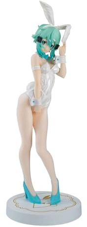 FURYU Sword Art Online BiCute Bunnies PVC Statue Sinon White Pearl Ver. 28 cm