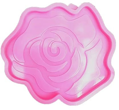 Moule en silicone en forme de rose en résine époxy pour décoration d'intérieur