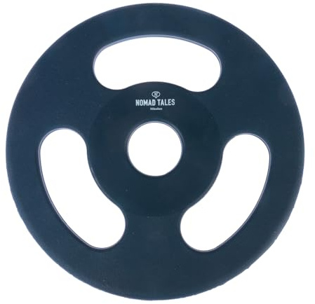 NOMAD TALES Bloom Ultrastarke Apportierscheibe für Hunde | Schweres Wurfspielzeug | aus Gummi | Durchmesser: Ø 22cm