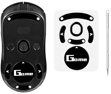 SOULWIT Patins Souris pour GPro/GPro 2 Lightspeed - Noir