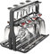 Spares2go Cestino per bicchieri da vino per lavastoviglie Beko
