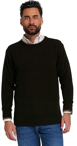 JACK PYKE 100% Lambswool Crew Neck Knitted Jumper