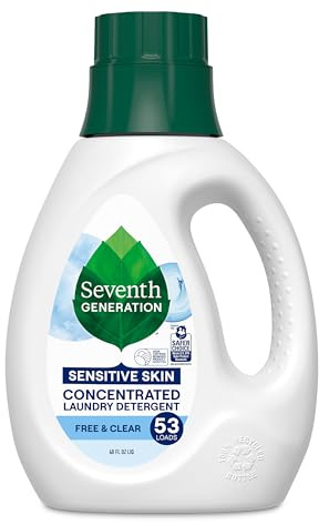 Seventh Generation Laundry Detergent, Free & Clear, 40 oz, 53 Loads