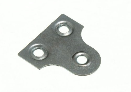 10 x Glasteller/Spiegel, flach, 25 mm