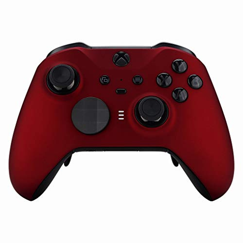 Soft Touch - Mando a Distancia Compatible con Xbox One Elite Series 2 (Tacto Suave), Color Rojo