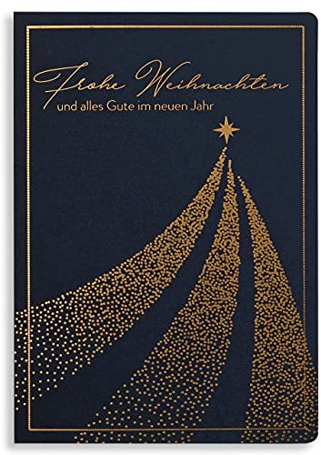 Art Nuvo Weihnachtskarten mit Umschlägen und Einlagen – Set von 10 exclusiven Weihnachtskarten