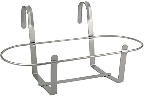 Hänge - Metall - Halter mit Haken - Ø 50 cm - für Balkonkästen/Blumenkasten - Topf/Blumentopf - oval - länglich - Hängend/mit Haken - Aufhängen - Balkon..