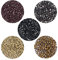 500 Stück 5mm Microrings Silikonringe Micro Links Ring Beads für Haarverlängerung（Schwarz）
