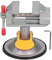Mini tornillo con ventosa tipo tornillo de banco giratorio de 360 grados pequeña herramienta de mano para sujetar y fijar, para vidrio de escritorio de metal