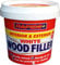 500g Wood Filler for Indoor & Outdoor General Repairs to Wood (Wood Filler White)