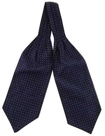 Sharplace Herren Seide Krawatte Krawatten Jacquard Woven Casual Ascot - Rot, M, Blau, M