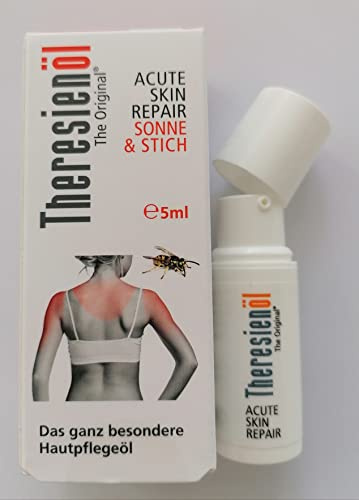 Theresienöl Sonne & Stich 5 ml | Behandlung von Sonnenbrand | Beruhigt die Haut nach Insektenstichen | Juckreizstillend | Geeignet für alle Hauttypen
