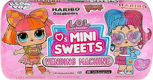LOL Surprise Loves Mini Sweets Series 3 Vending Machine with 8 Surprises, Accessories, Vending Machine Packaging, Limited Edition Doll, Candy Theme, Collectible Doll- Great Gift for Girls Age 4+
