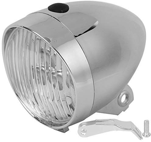 Phare Avant De Vélo Vintage, Phare Style Classique pour Vélos Rétro, Lampe Torche Antique en Plastique avec Support de Fixation et Vis, Accessoire Cyclisme pour Trajets Urbains, Tournées, Aventure