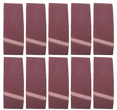 Nastro Abrasivo Carta Vetrata Abrasiva Ossido Di Alluminio Nastro Abrasivo 10 Pezzi 457x75mm Per Levigatrice A Nastro Nastri Abrasivi(600)