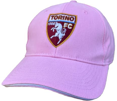 CALCIOGADGETS Cappello Torino Ufficiale Rosa Donna Ragazza Cappellino Berretto Toro con Visiera CAPTRROS02