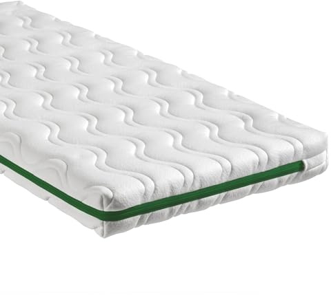 Kadolis - Matelas Bébé 60x120x10 cm Aloe R - Matelas Ferme Nouveau-né | Matelas lit bébé - Housse amovible lavable - sans Traitement Chimique ajouté - certifié OEKO-TEX®